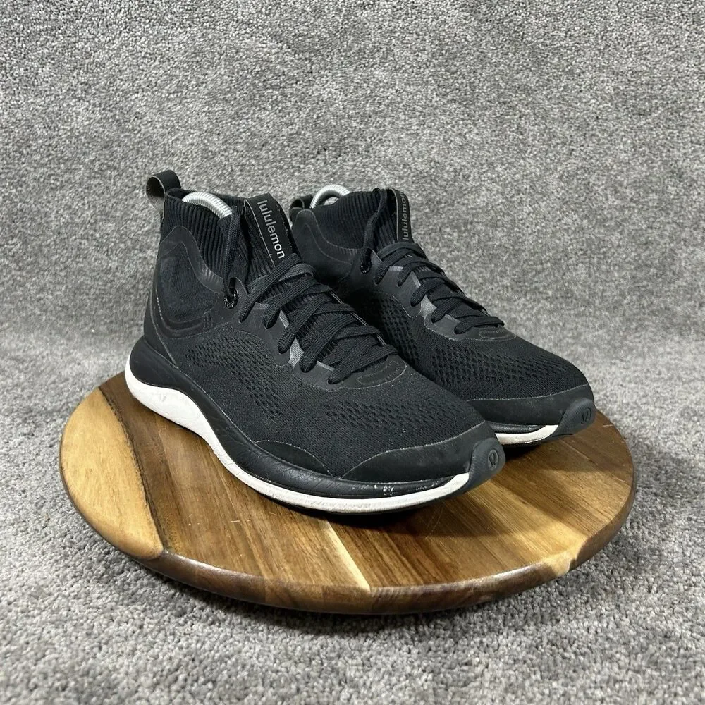 Lululemon Chargefeel Workout Mid Women’s Sz 8 Black Athletic Running Shoes Used
